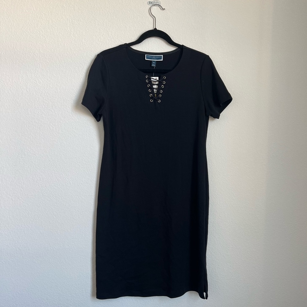 Kendra Scott T Shirt Dress with Tie Detailing